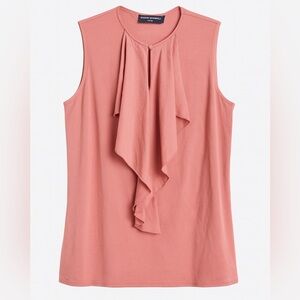 Ralph Lauren Sport Ruffled Keyhole Neck Top – Size Small